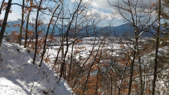雪のタツマ風景